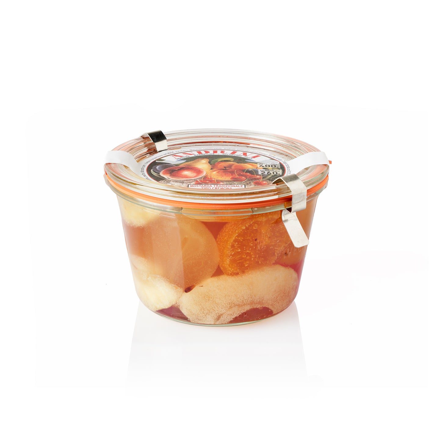 Mostarda mista in vaso weck 400g